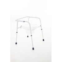 Steel Non-Folding Commode – Powder Coated